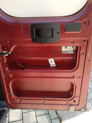 Bild 119: Die Hecktüre ohne die entfernte Hecktürverkleidung