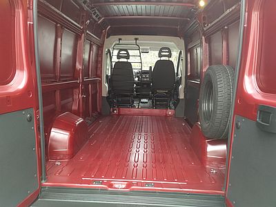 Bild 135: Unser neuer Kastenwagen unmittelbar nach der Lieferung